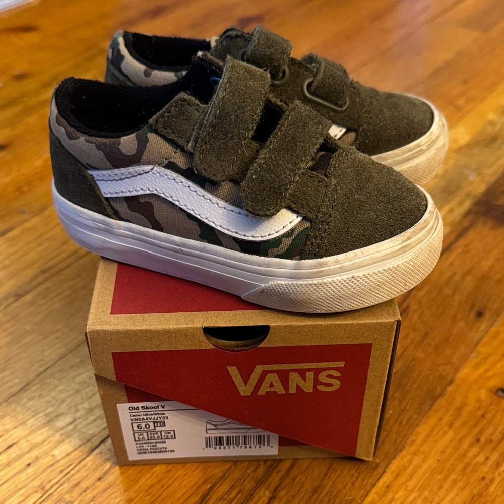 Vans Kids Camo Old Skool V Sneakers